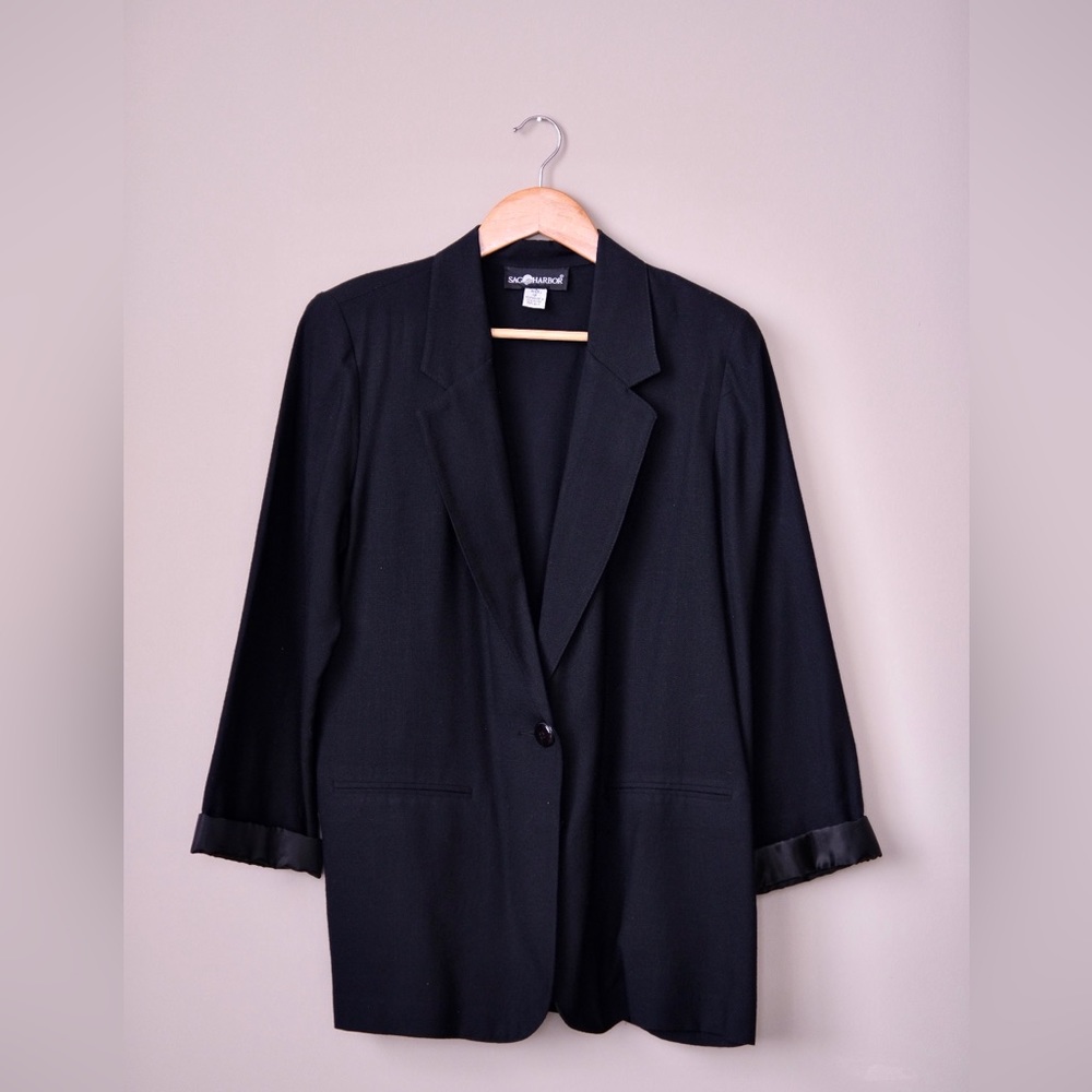 Vintage Black Sag harbor blazer